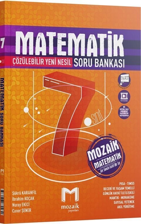 7. Sınıf Matematik Soru Bankası Mozaik Yayınları Mozaik Yayınları