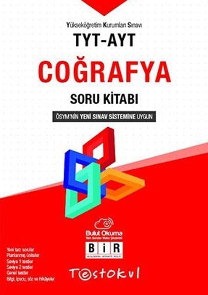 TYT AYT Coğrafya Soru Kitabı Test Okul Yayınları