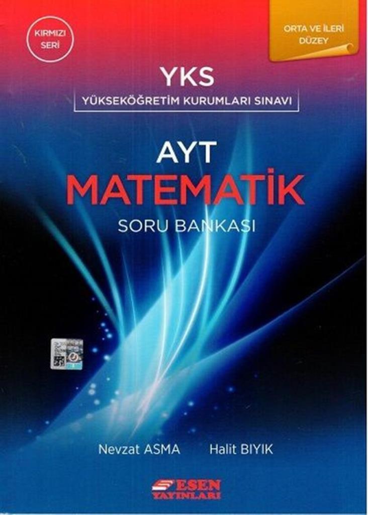 AYT Matematik Soru Bankası Kırmızı Seri Esen Yayınları | Akm Kitap