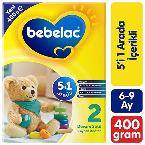 Bebelac 2 Devam Sütü 400 Gr 6-9 Ay