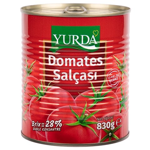 Yurda Domates Salçası 830 Gr Brix 28-30