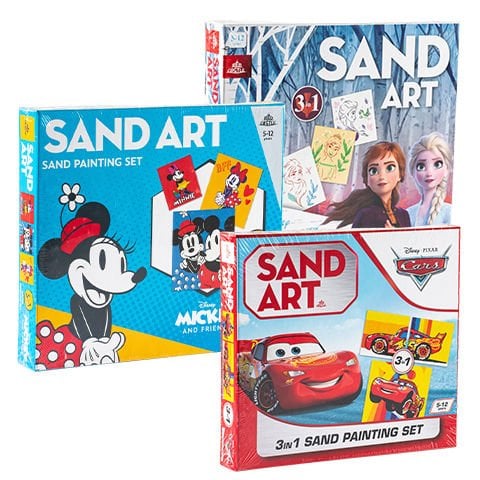 Red Castle Sand Art Disney Kum Boyama Seti