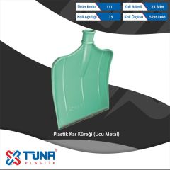 TUNA PLAS YEŞİL KAR KÜREĞİ UCU METAL [ 112 ]