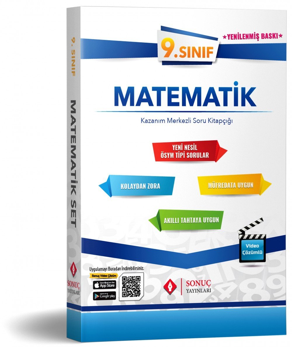 Sonuç Yayınları 9. Sınıf Matematik Seti - Birkitapcim.com