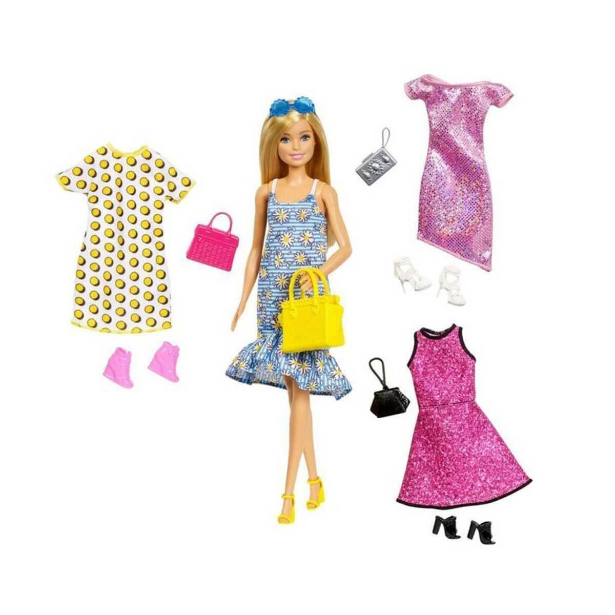 Mattel Barbie Kıyafet Kombinleri Oyun Seti Gdj40