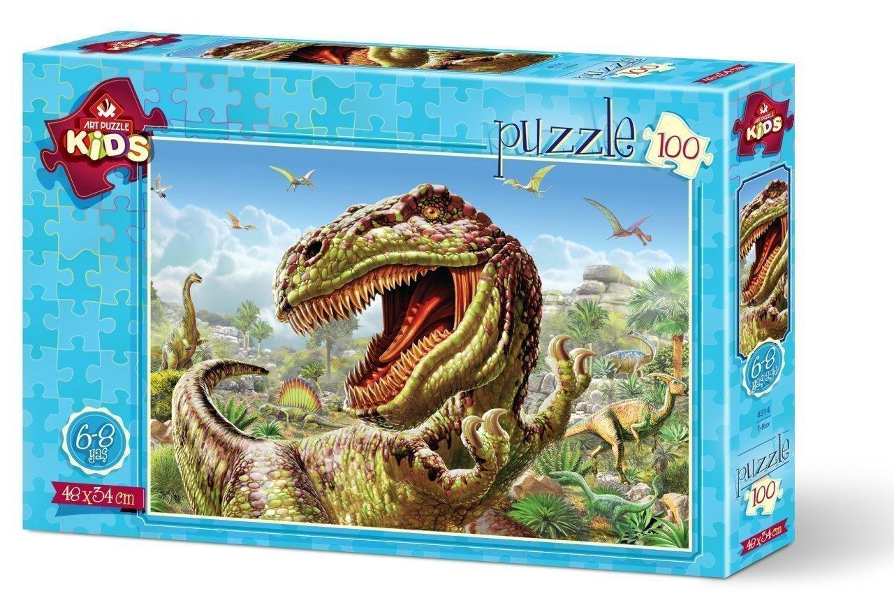 Art 100 Parça Puzzle T-Rex