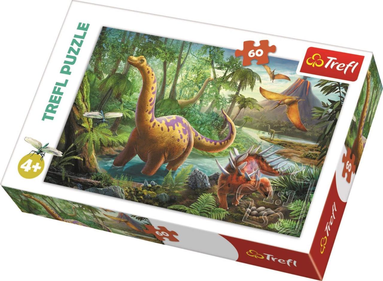 Trefl 60 Parça Puzzle Dinosaur Migration