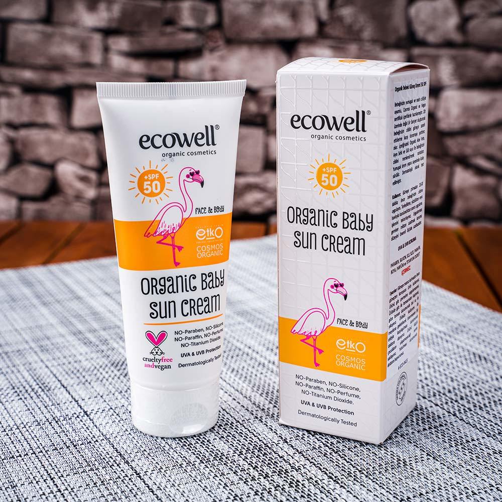 Ecowell Organik Bebek Güneş Kremi 50 Spf 110 Gr