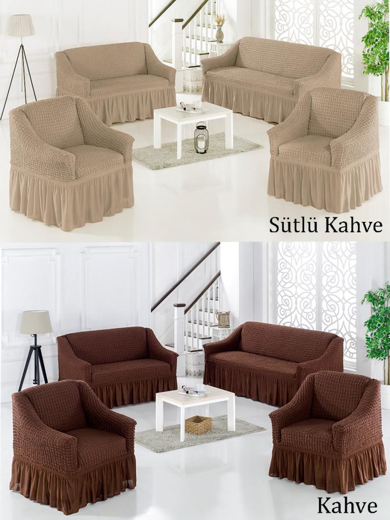Karna Home Pamuklu 3 2 1 1 Koltuk Kanepe Ortusu Seti Karna Home Pamuklu 3 2 1 1 Koltuk Kanepe Ortusu Seti