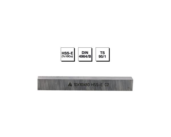 HSS - E (-Co) DIN 4964/B Kare Kesitli Torna Kalemi 25x25x200