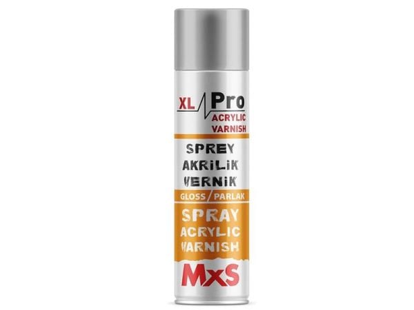 MxS XL Pro Sprey Boya Akrilik Vernik Parlak 500 ml