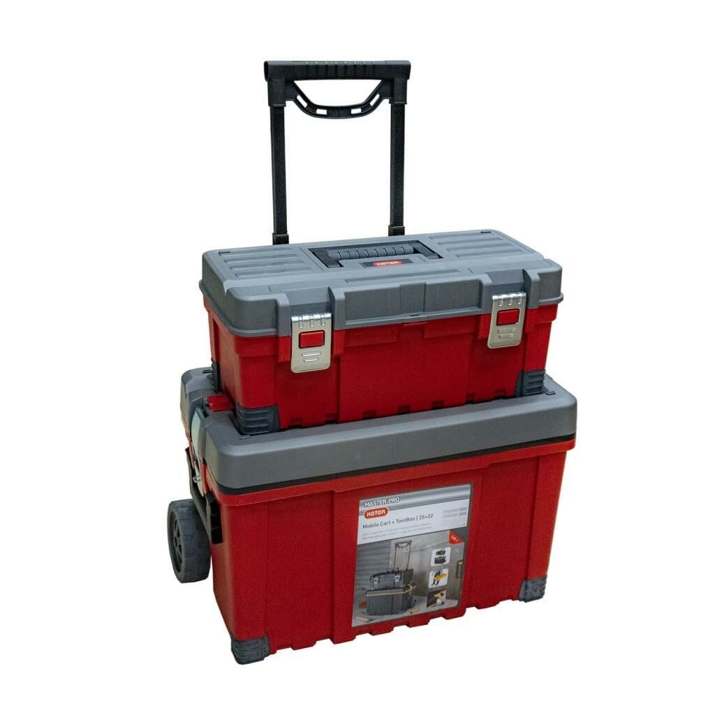 Keter 17182387 Master Pro Tekerlekli Takım Çantası 22”+25” Keter 17182387 Master Pro Tekerlekli Takım Çantası 22”+25”