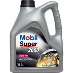 Mobil Süper 2000 X1 10W-40 Motor Yağı 4 Litre ( Üretim Yılı: 2022 )