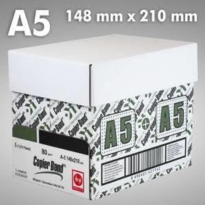 Copier Bond A5 Fotokopi Kağıdı 80gr 1 Koli 5000li