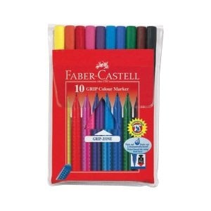 Faber Castell Grip Keçeli Kalem 10 Renk