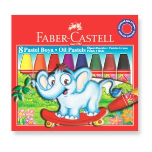 Faber Castell Pastel Boya Karton Kutu 8 Renk