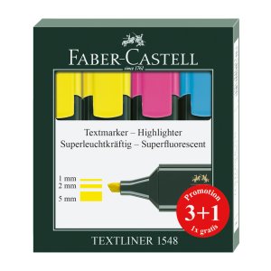 Faber Castell Fosforlu Kalem Seti 1548 3+1