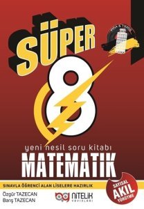 Nitelik 8.Sınıf Yeni Nesil Süper 8 Matematik Soru Bankası