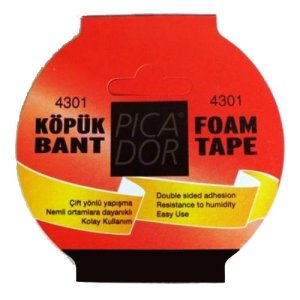 Picador Çift Taraflı Köpük Bant 19mm x 5m