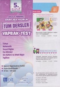 Bulut Yayınları 5. sınıf yaprak test