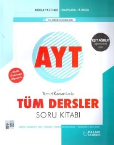 Palme Yks Ayt Tüm Dersler Eşit Ağırlık Soru Bankası