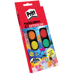 Pritt Sulu Boya Büyük Boy 21 Renk