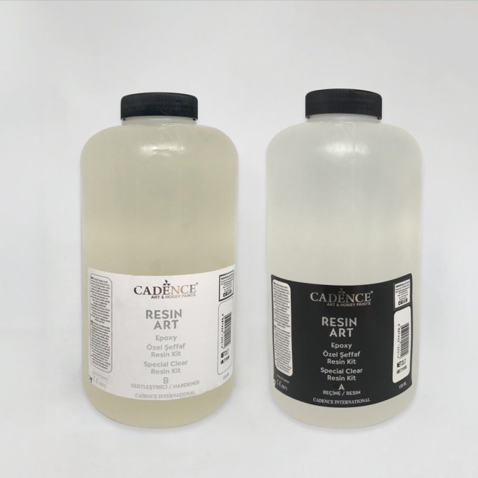 Resin Art Reçine 2000ml Sertle tirici 2000ml Tak m 