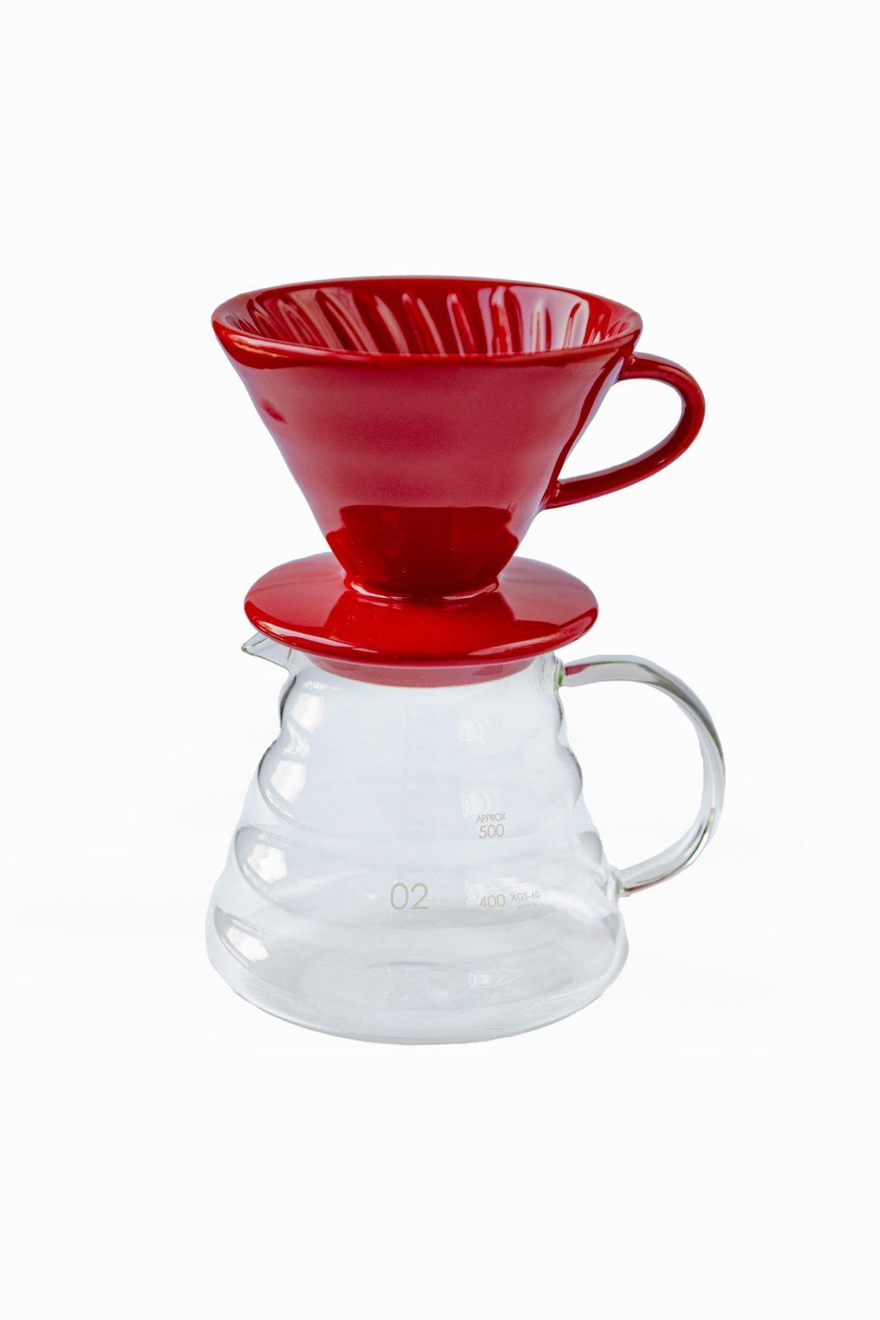 Kahvehanem V60 02 Kahve Demleme Tanışma Seti - Retro Kırmızı (Dripper + 600 ml Kahve Sürahisi) Kahvehanem V60 02 Kahve Demleme Tanışma Seti - Retro Kırmızı (Dripper + 600 ml Kahve Sürahisi)