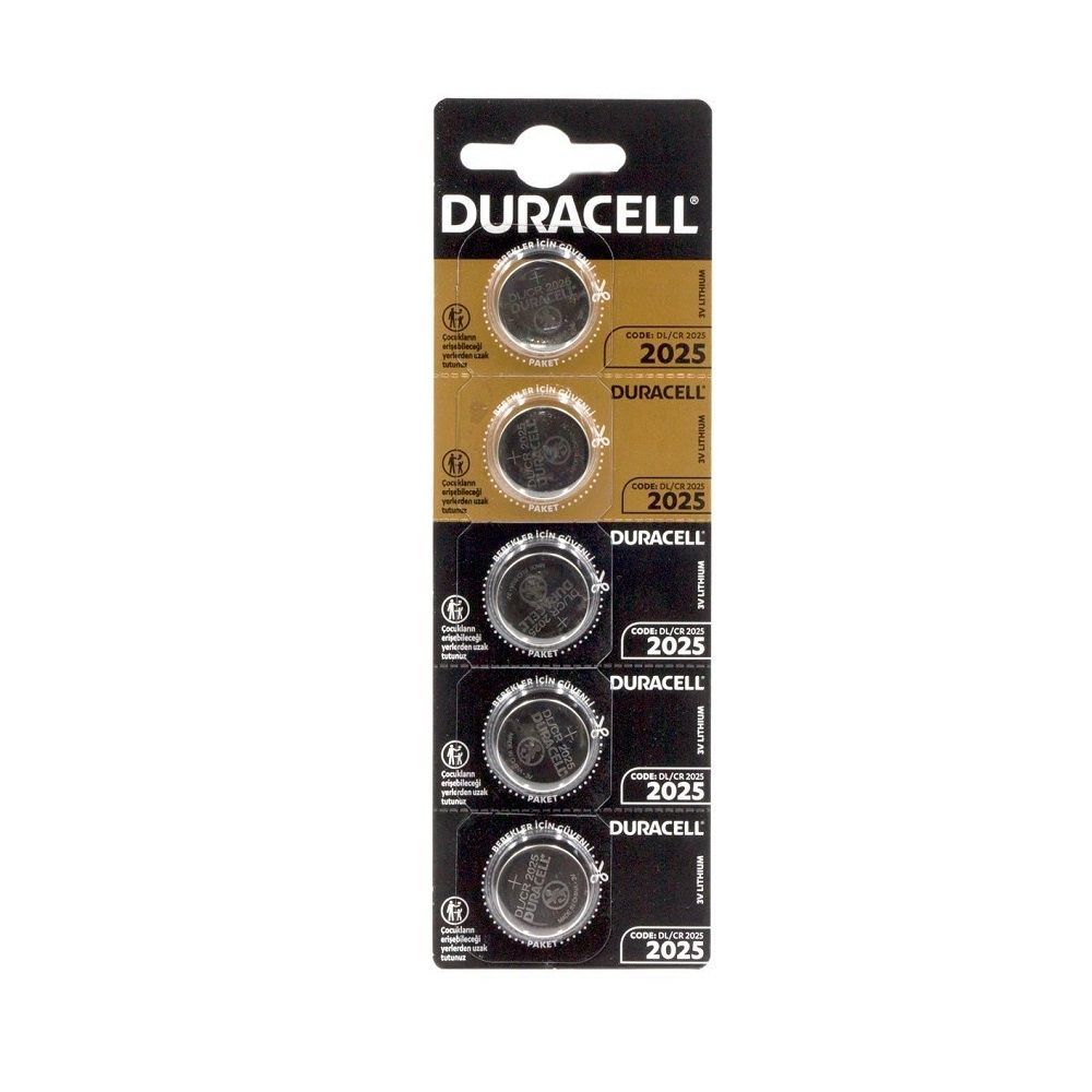 Duracell CR2025 3V Lityum Pil 5li 35503133