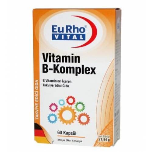 Eurho Vital Vitamin B-Komplex 60 Kapsül