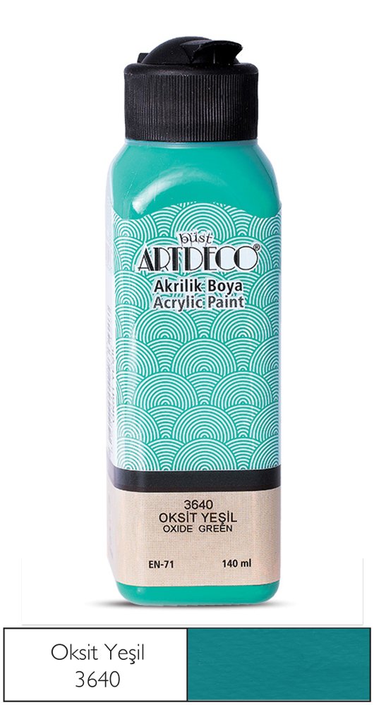 Artdeco Turkuaz Akrilik Boya 140 Ml Fiyatlari Ve Ozellikleri