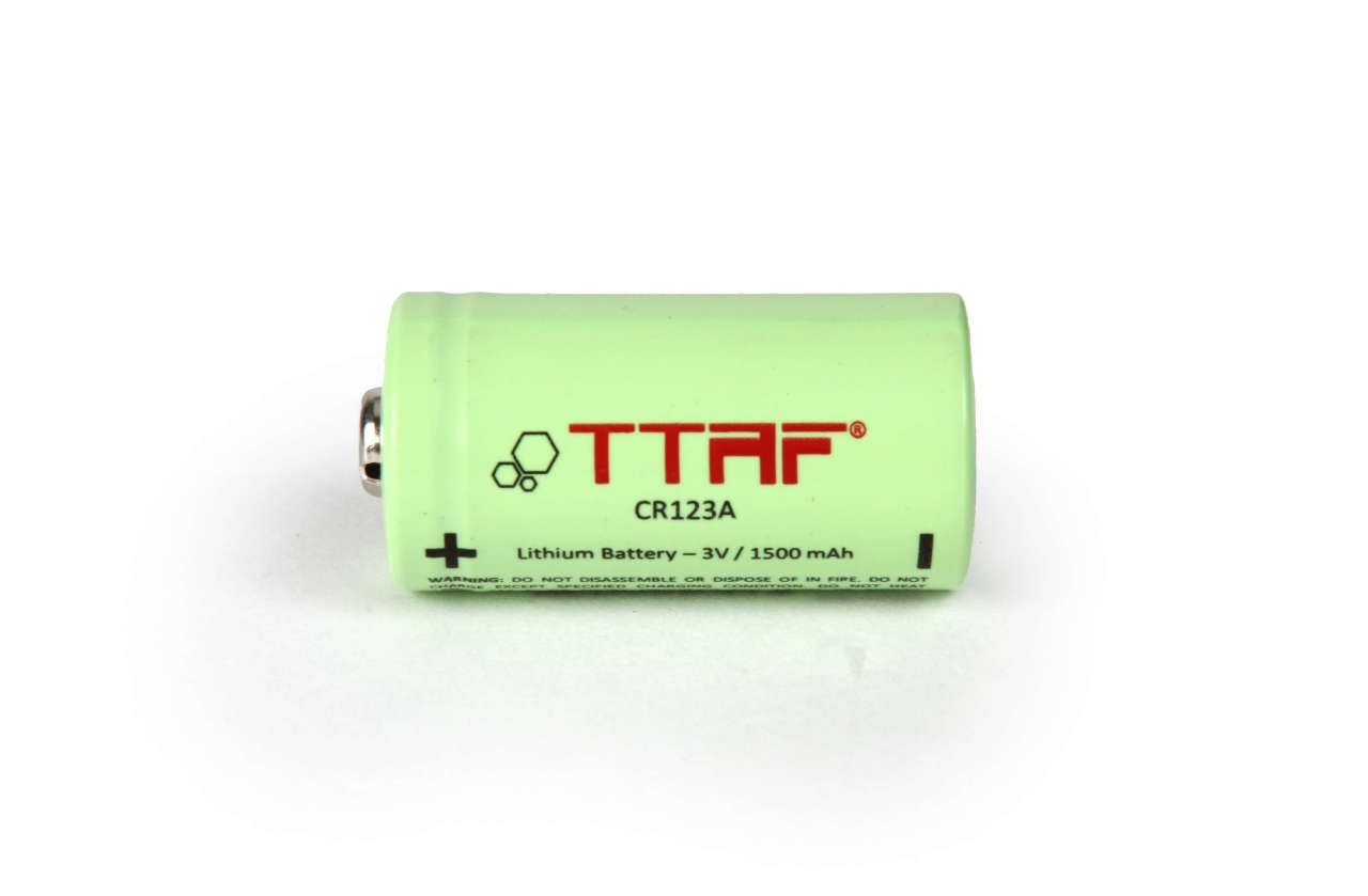 TTAF SHOP | CR123A Pil, Lityum 3V 1500mAh