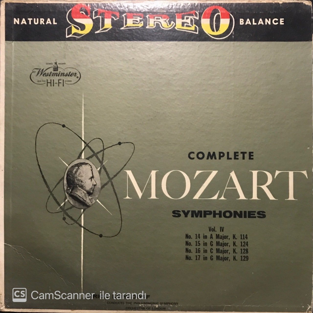 Mozart Complete Symphonies LP Klasik Plak