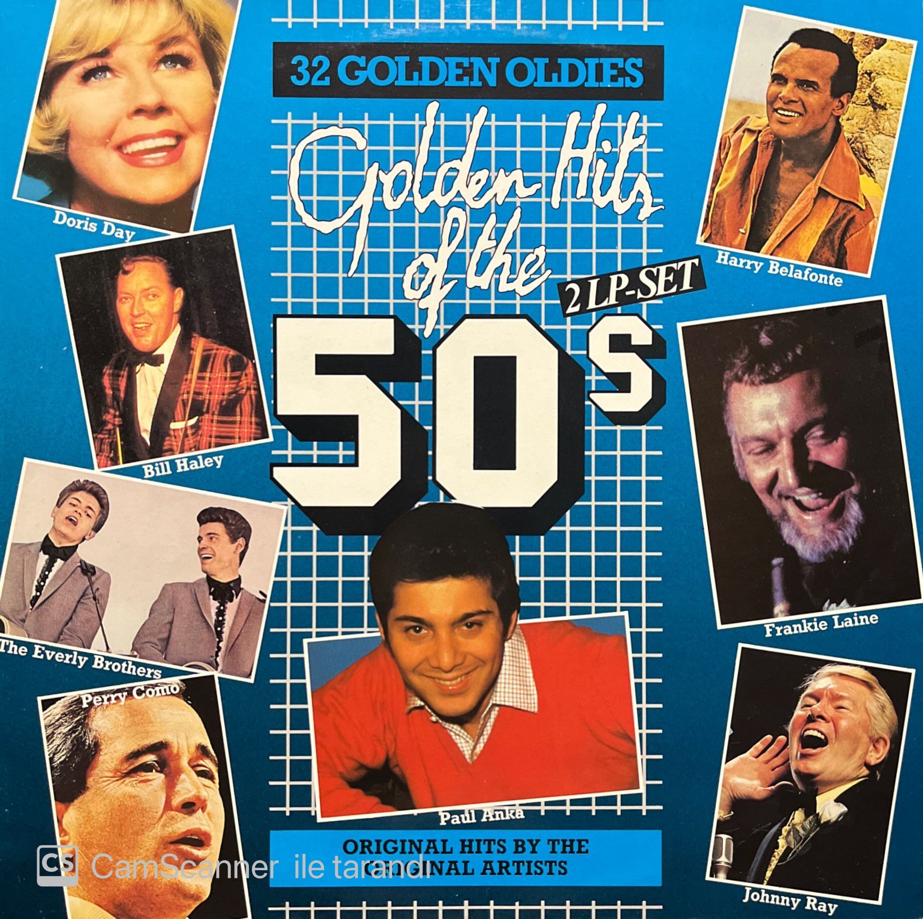 Golden Hits Of The 50's Double LP Plak