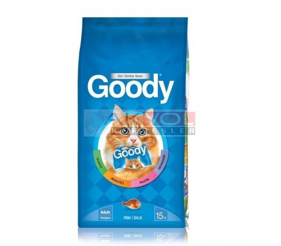 Goody Goody Balıklı Kuru Kedi Maması 15kg Kedi Kuru Mamalar