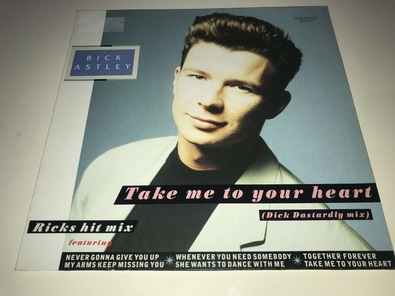 Rick Astley ‎ Take Me To Your Heart The Dick Dastardly Mix Plak Cd Dvd Satın Al