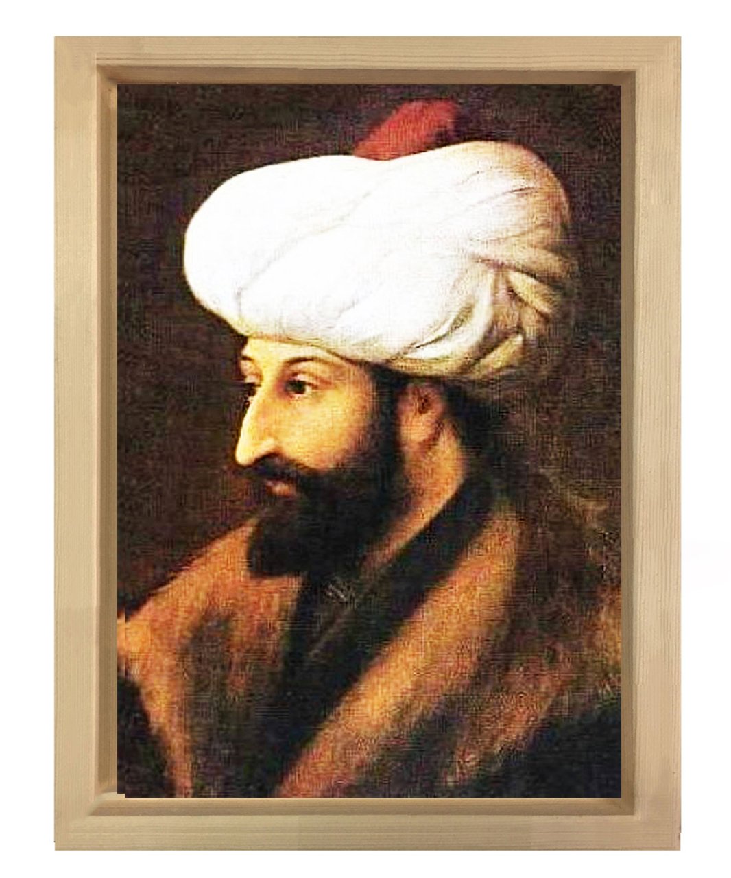 Fatih Sultan Mehmet Tablosu - Çerçeveli Tablo