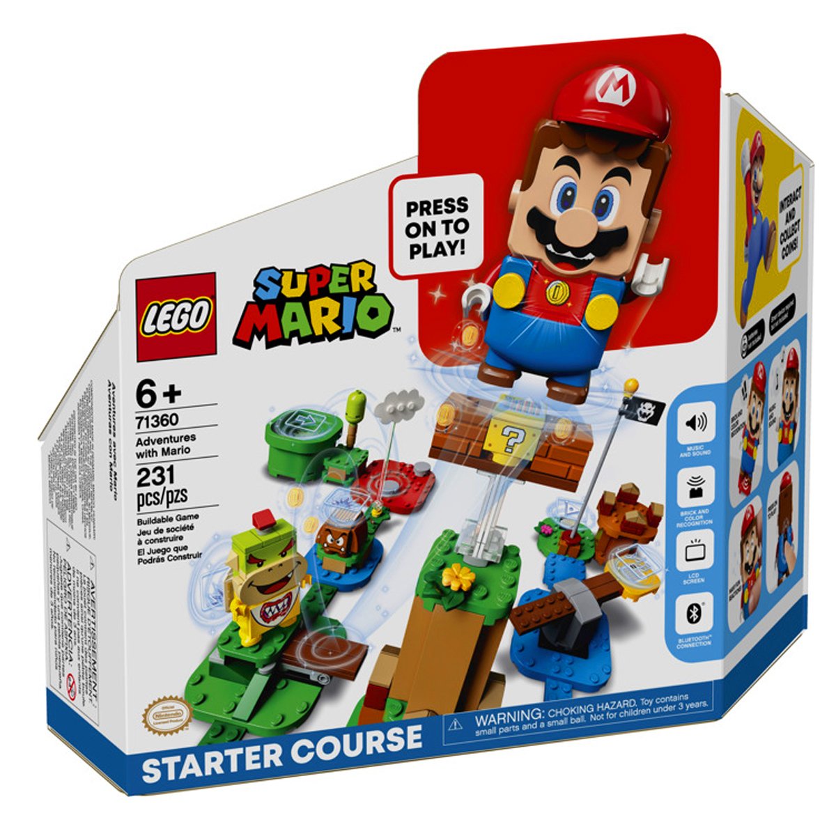 71360 LEGO® Super Mario™ Mario ile Maceraya Başlangıç Seti / 231 parça / +6 yaş