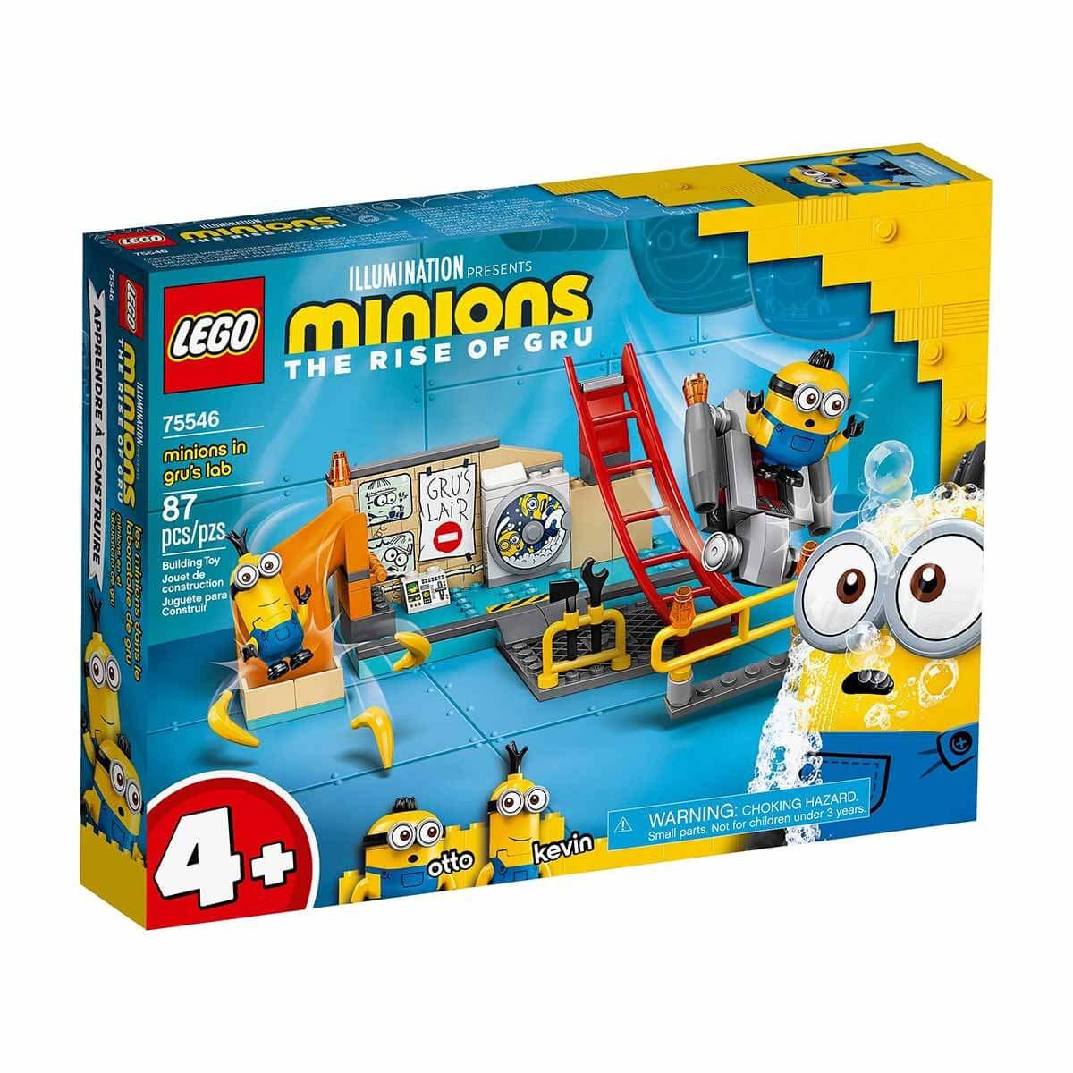 75546 LEGO® Minions, Minyonlar Gru\'nun Laboratuvarında, 87 parça, +4 yaş