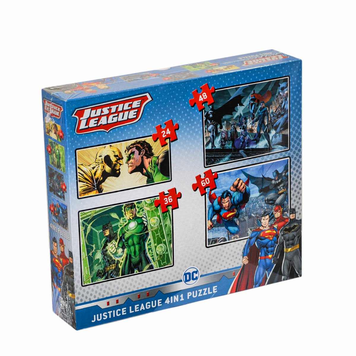 DC7813 Justice 4IN1 Puzzle -Laço Kids