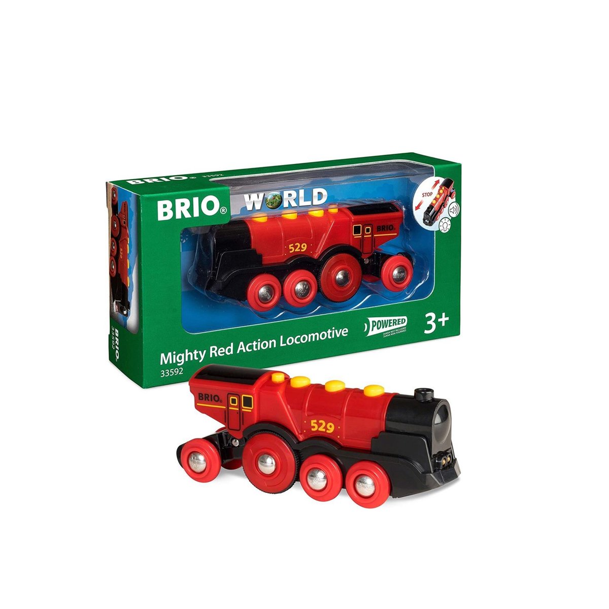 33592 Brio, Kırmızı Lokomotif, +3 yaş