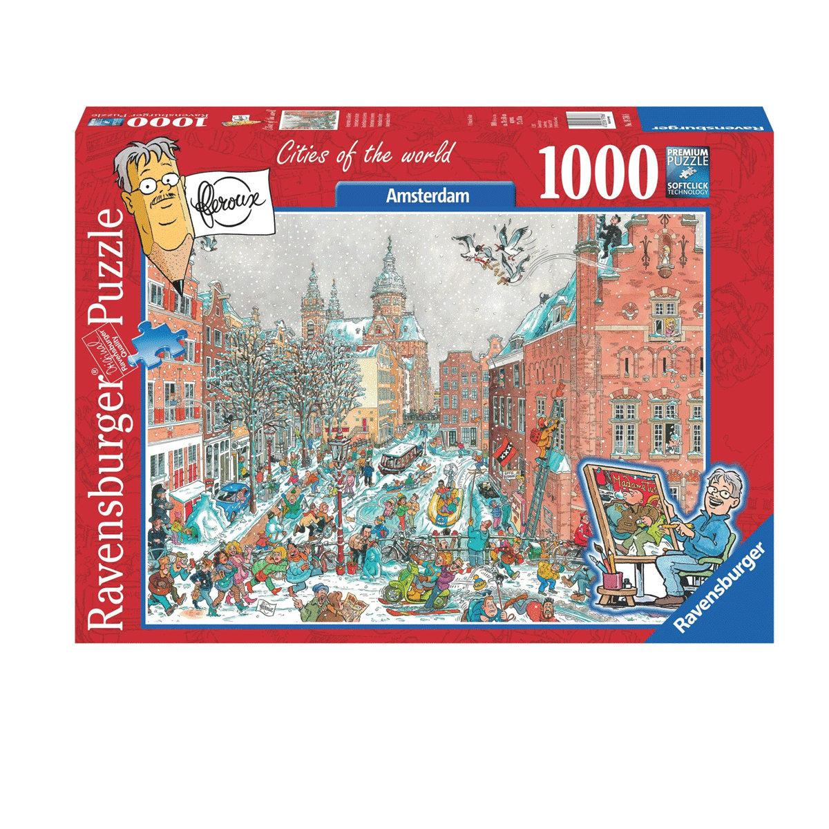 197866 Ravensburger Amsterdam 1000 Parça Puzzle