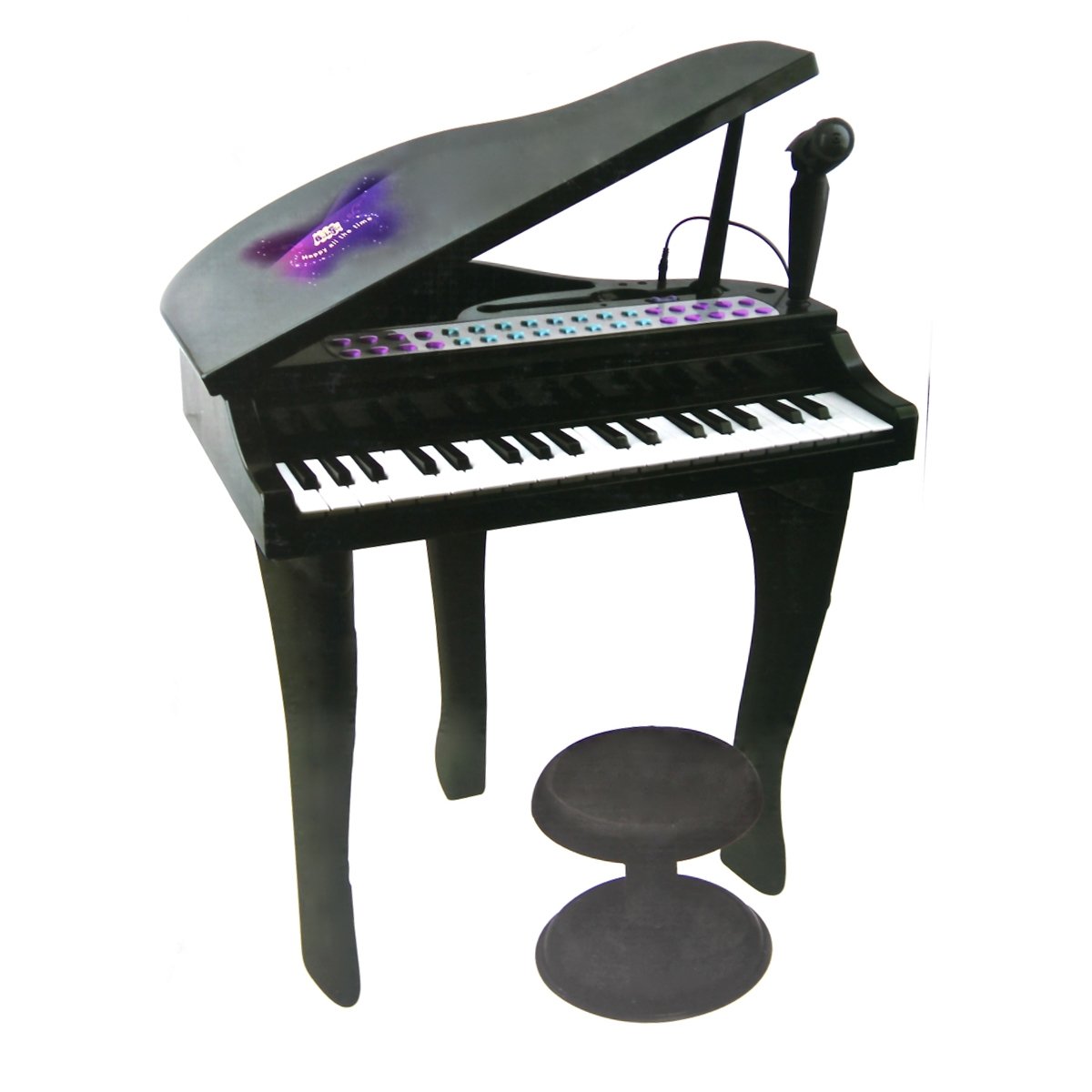 SM-88022 Vardem, Mini Piano 37 Tuşlu ve Mikrofonlu Siyah
