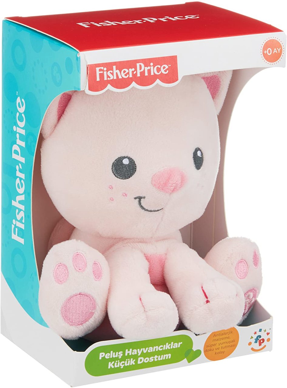 Fisher Price Peluş Oturan Hayvanlar Kedi 20 Cm Mutlu Minik