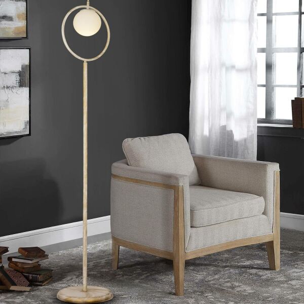 floor lamp with glass