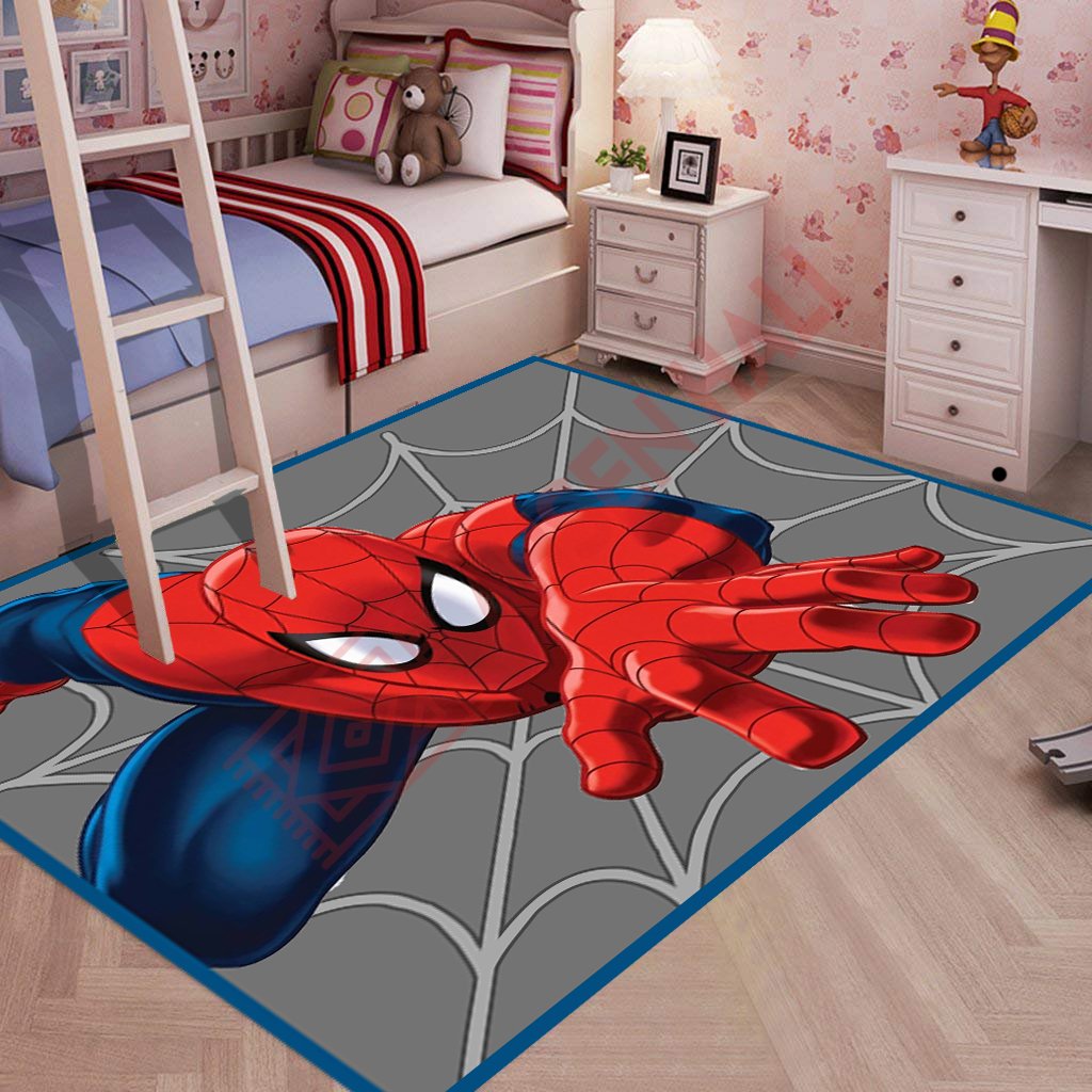 Ahsen Halı Dijital Baskı Halı Örümcek Adam Spiderman Çocuk Halısı