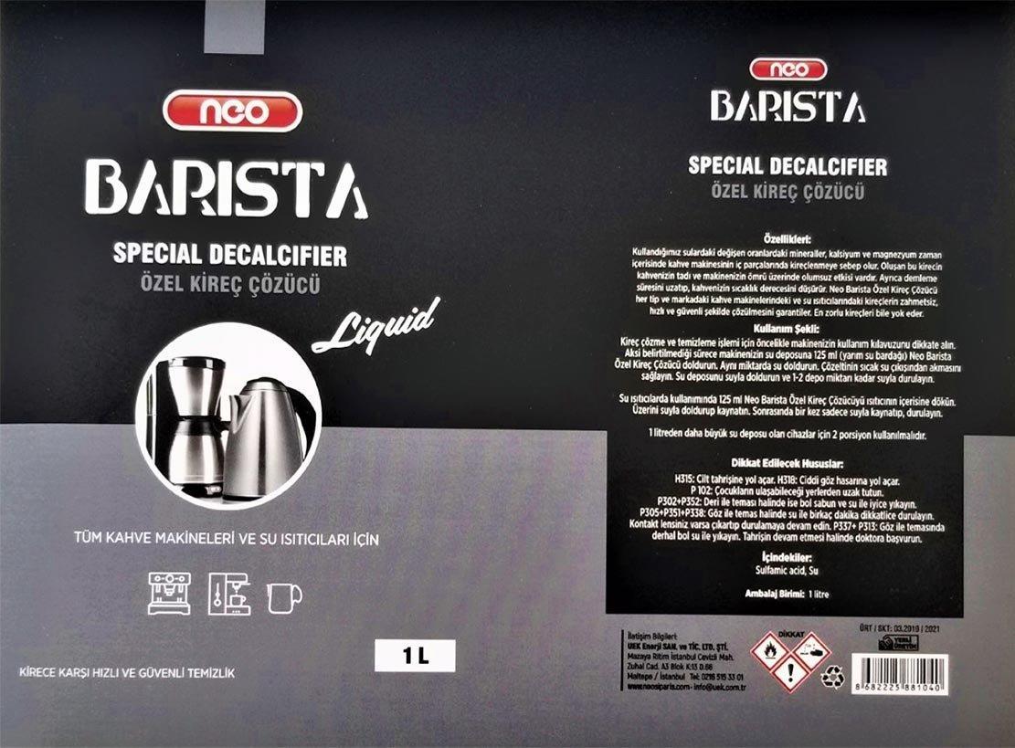 Neo Barista Kahve Makinesi Kireç Çözücü 1 L