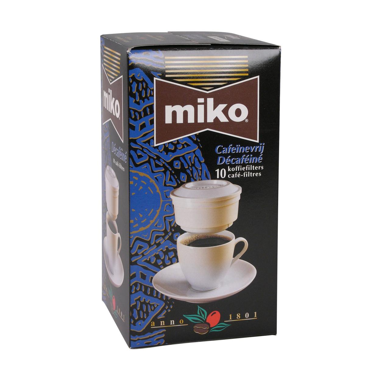 Miko Decaffeinated One Cup Coffee Kafeinsiz Filtre Kahve 10�lu