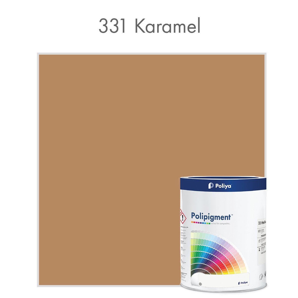 Açık Renk Pigment Pasta Polipigment 331 Karamel - Net 1 kg - KDV  Dahil,Pigment Pastalar