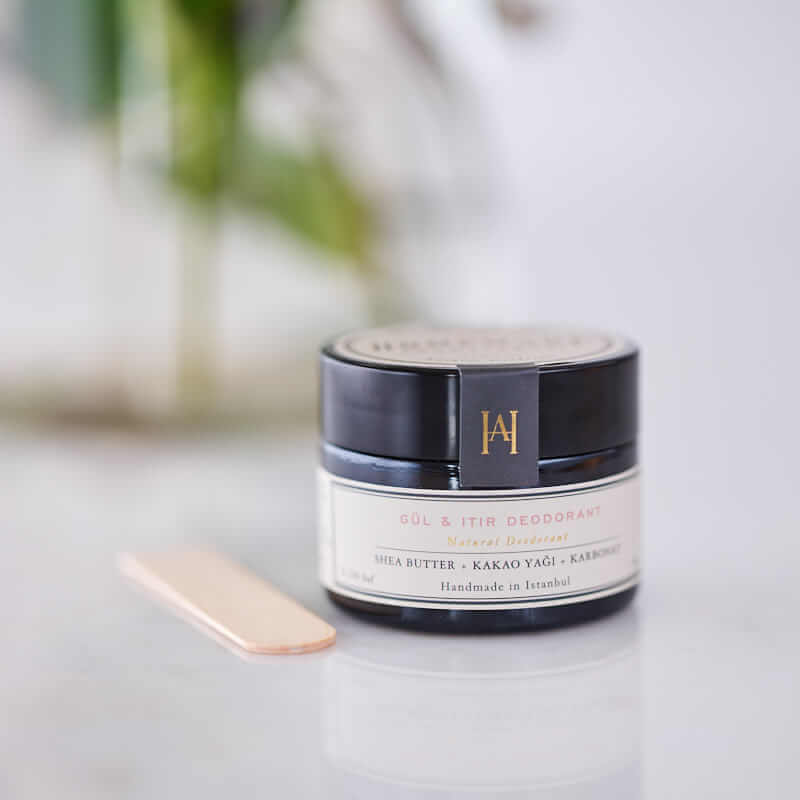 SENİHA Homemade Aromaterapi Gül & Itır Doğal Krem Deodorant Vücut